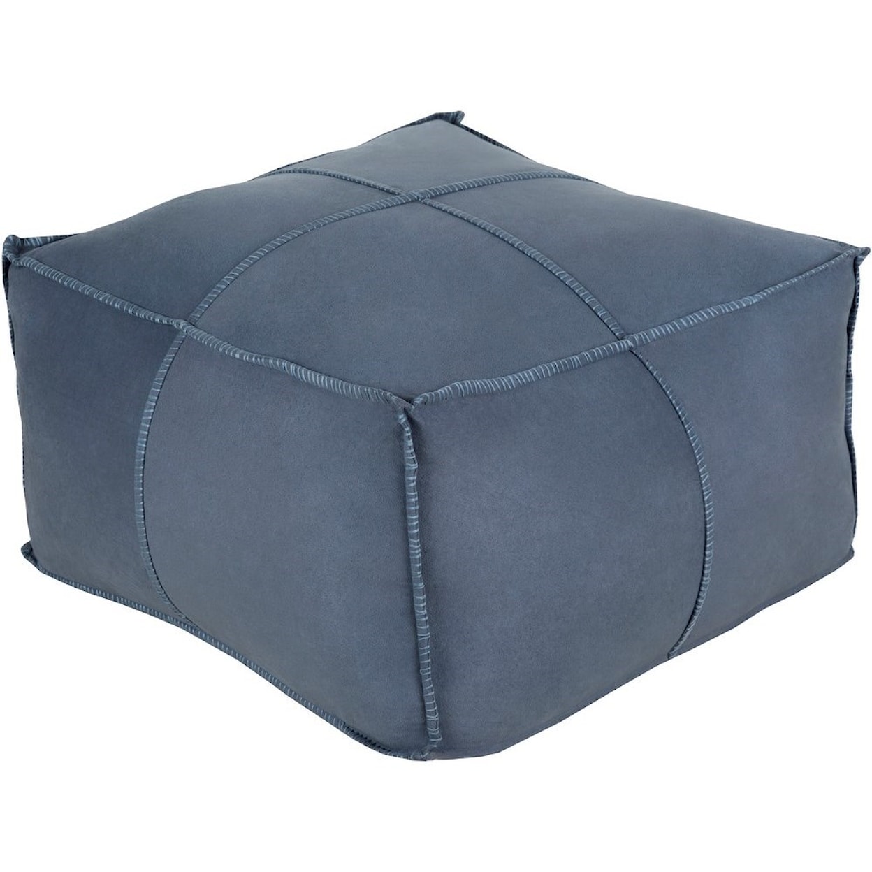 Surya Obsidian 24 x 24 x 13 Cube Pouf