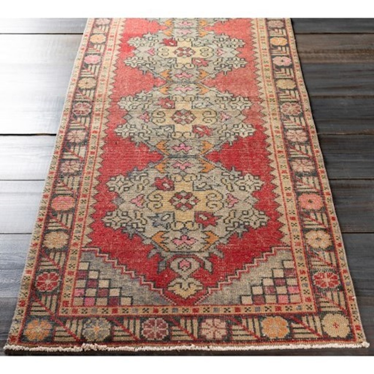 Ruby-Gordon Accents One of a Kind 3'2" x 9' Rug