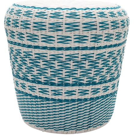 Sky Blue Outdoor Stool