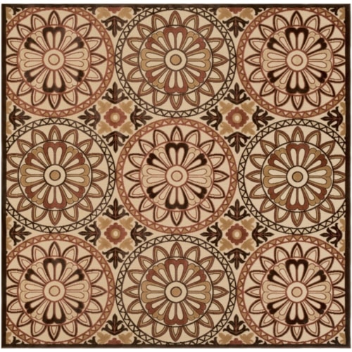 7'6" Square Rug