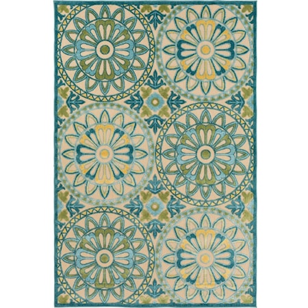 5' x 7'6" Rug