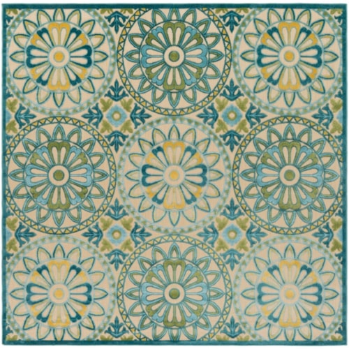 7'6" Square Rug