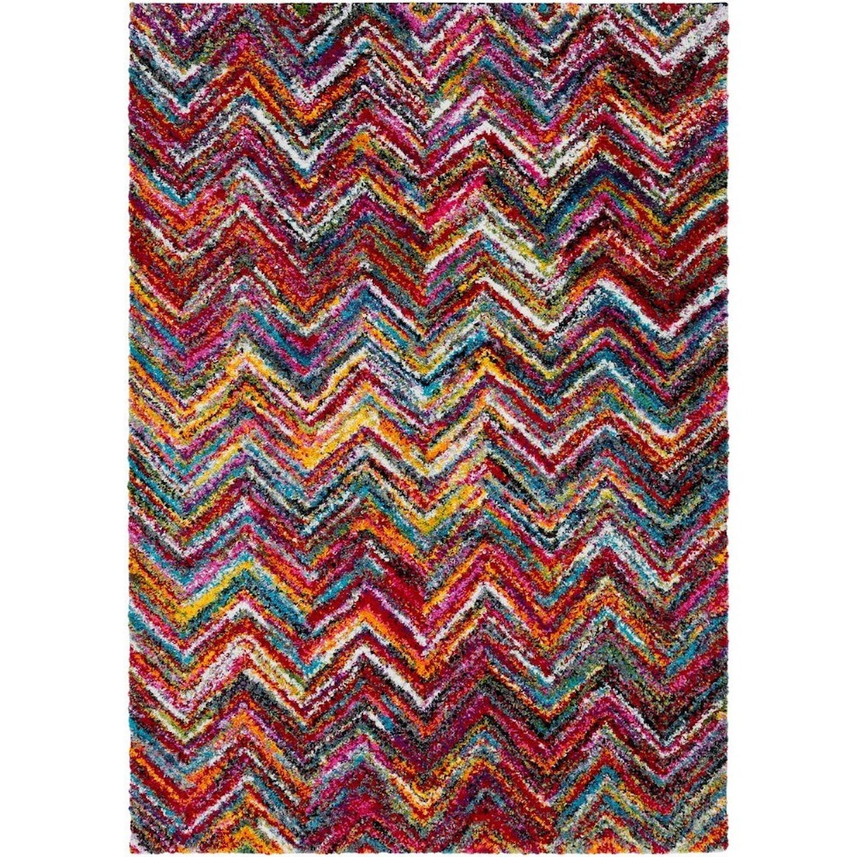 Surya Rainbow Shag 2' x 3' Rug