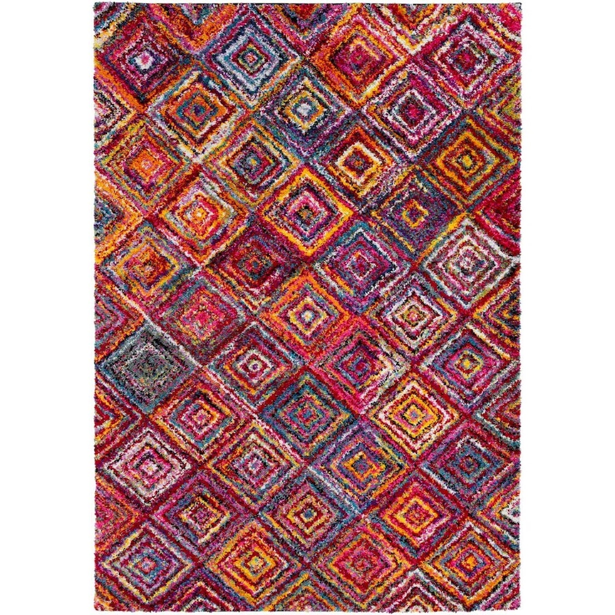 Surya Rainbow Shag 2' x 3' Rug