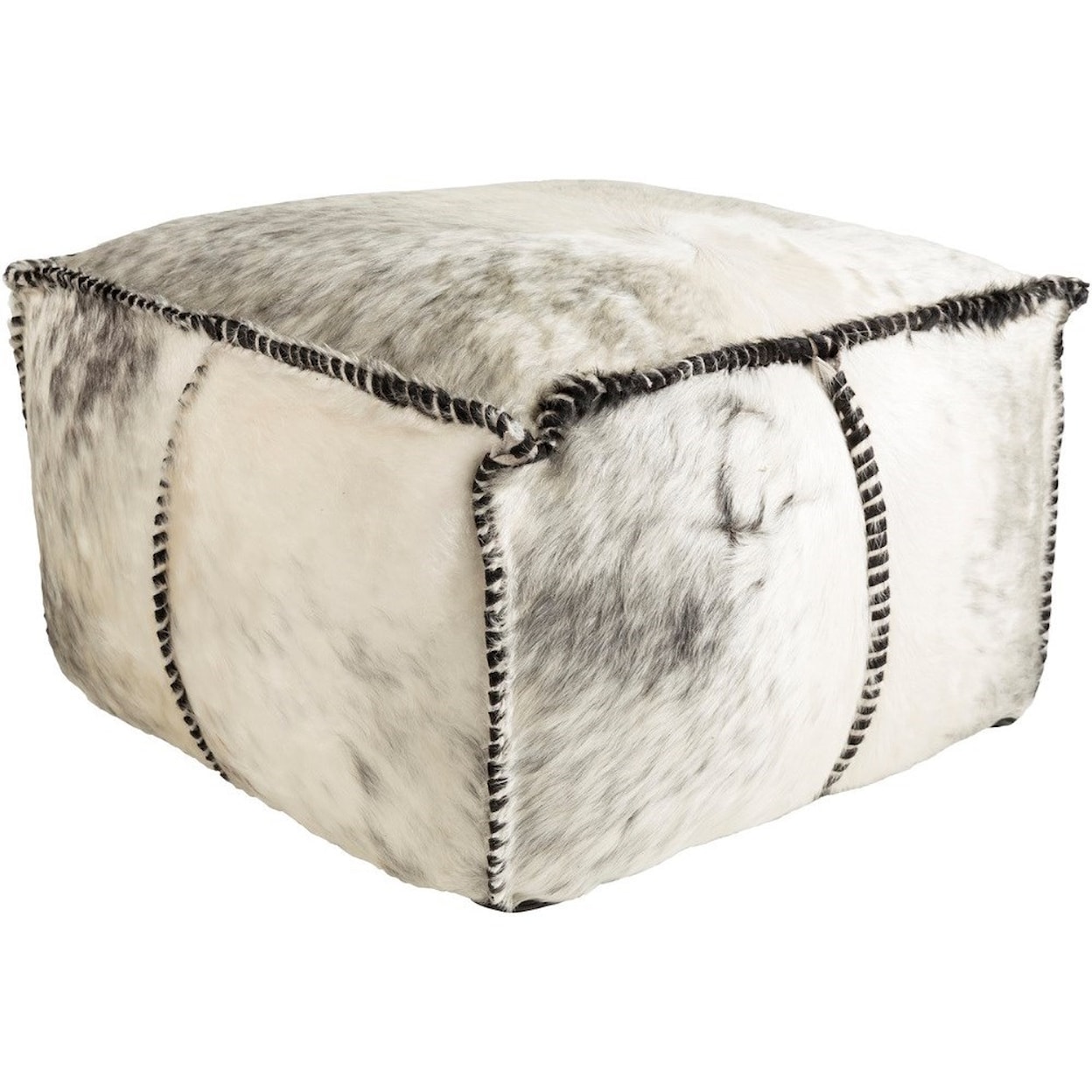 Surya Ranger 22 x 22 x 13 Rectangle Pouf