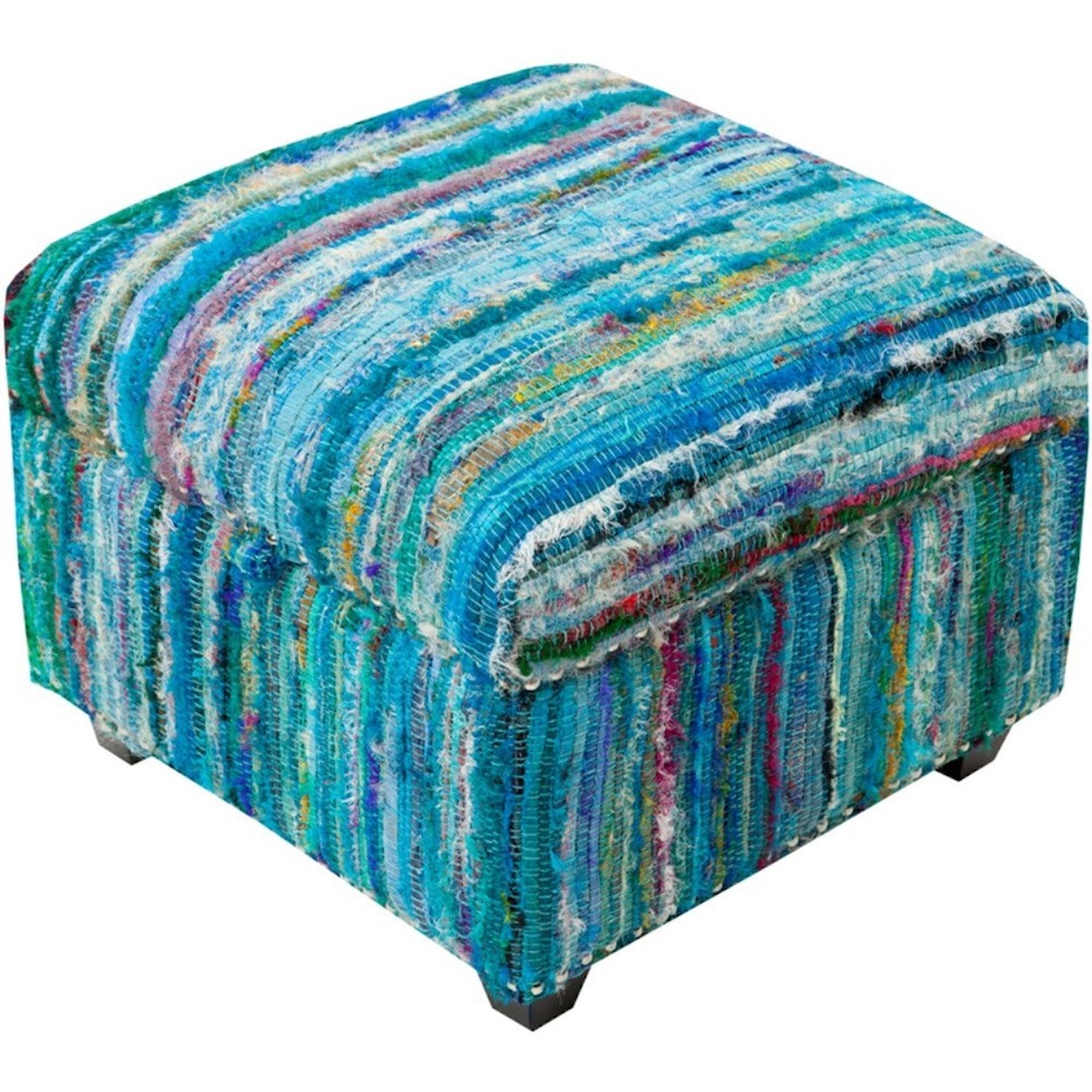 Surya Saturday Night - 1193777008 Hand Woven Ottoman