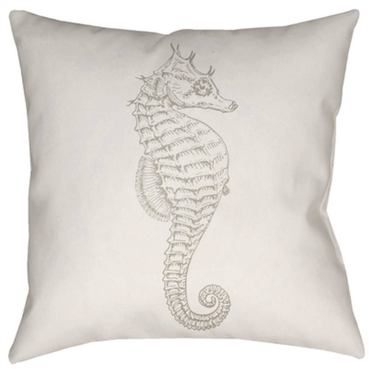 Surya Seahorse Pillow