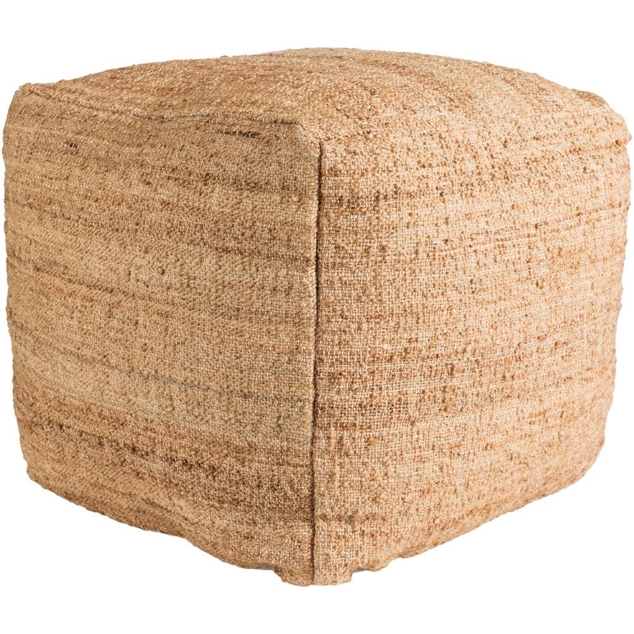 Surya Seaport 18 x 18 x 18 Cube Pouf