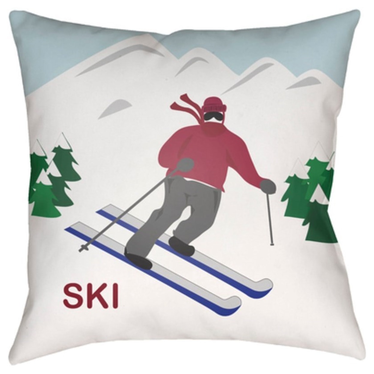 Surya Ski I Pillow