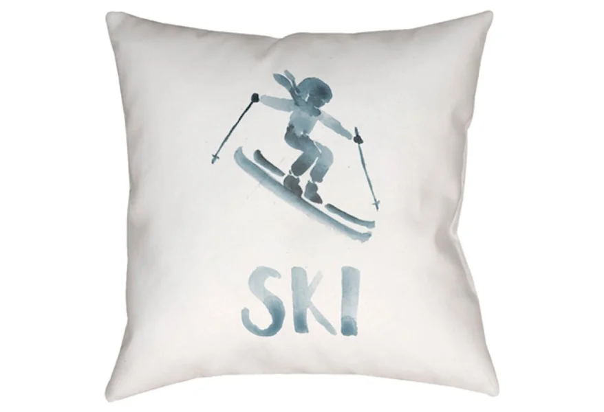 Ski II Pillow by Ruby-Gordon Accents at Ruby Gordon Home