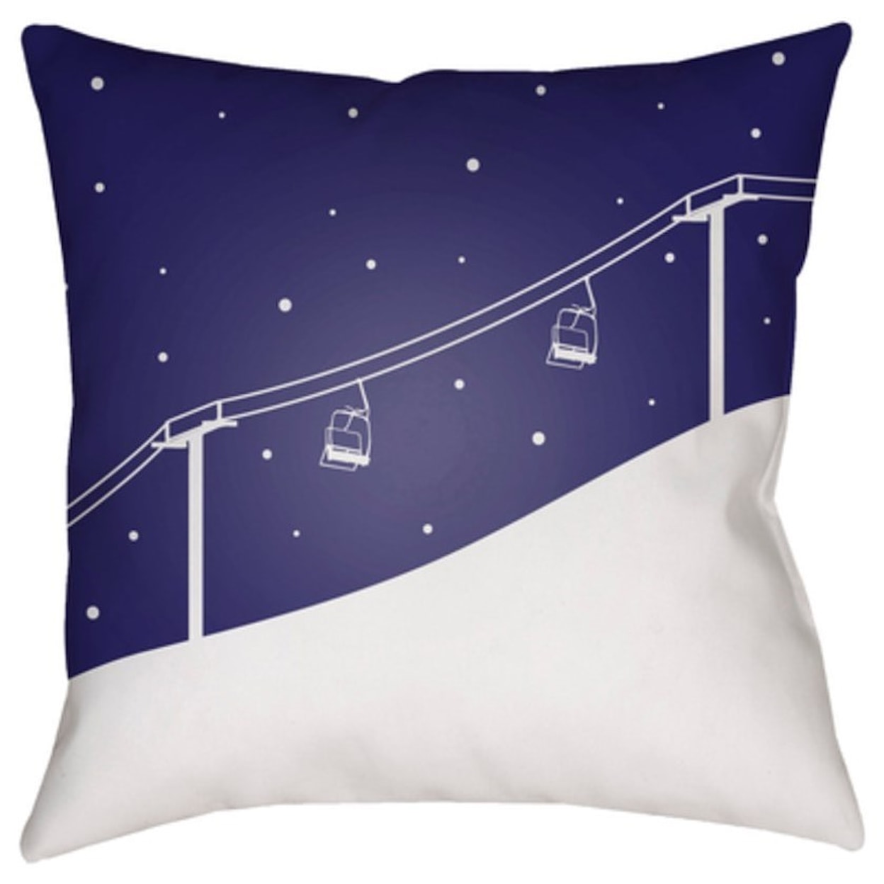 Surya Ski Lift Pillow