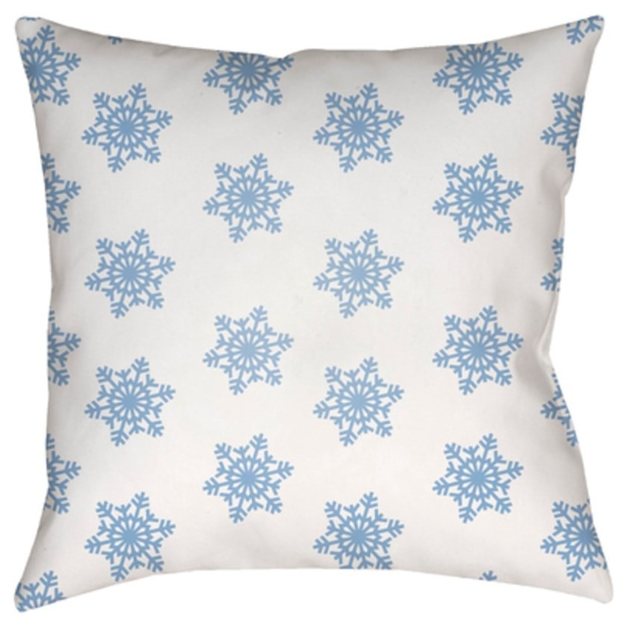 Surya Snowflakes Pillow