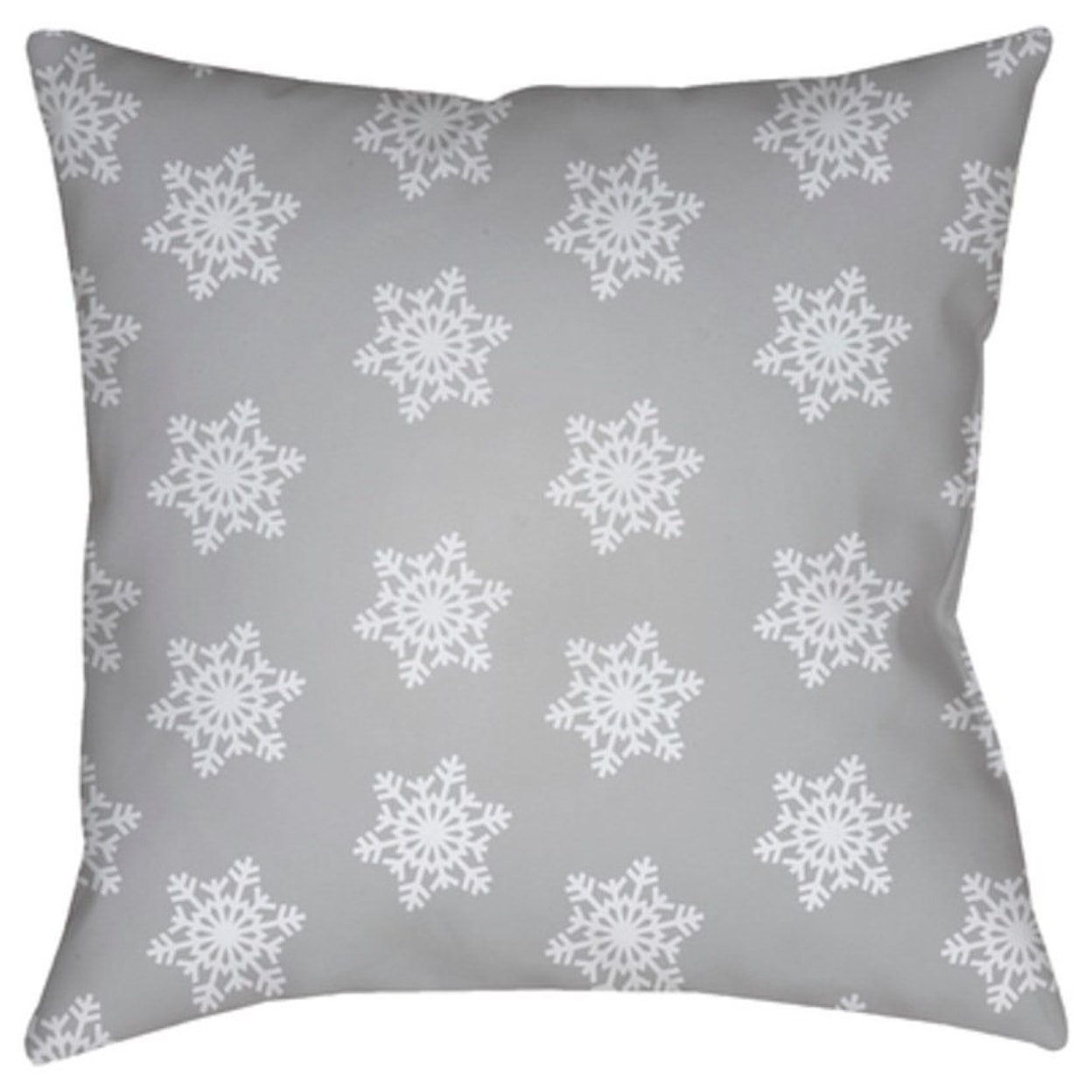 Surya Snowflakes Pillow
