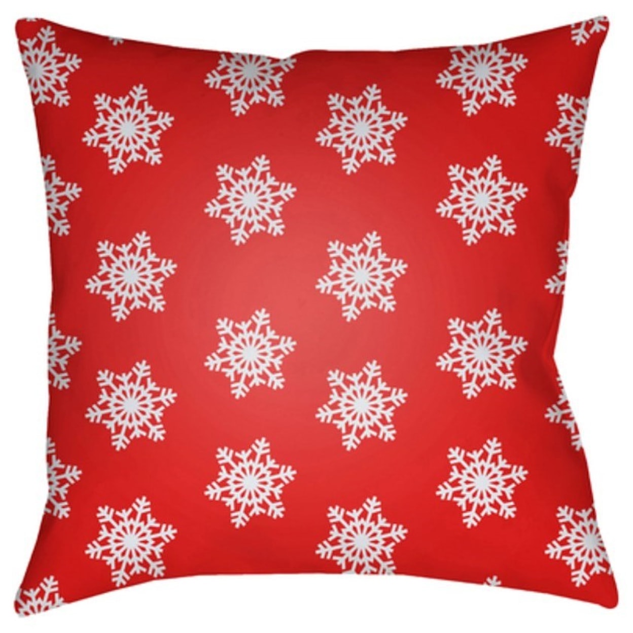 Surya Snowflakes Pillow