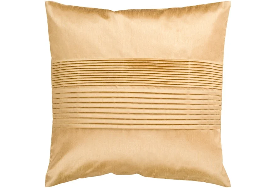 Solid Pleated Pillow by Surya at Lagniappe Home Store