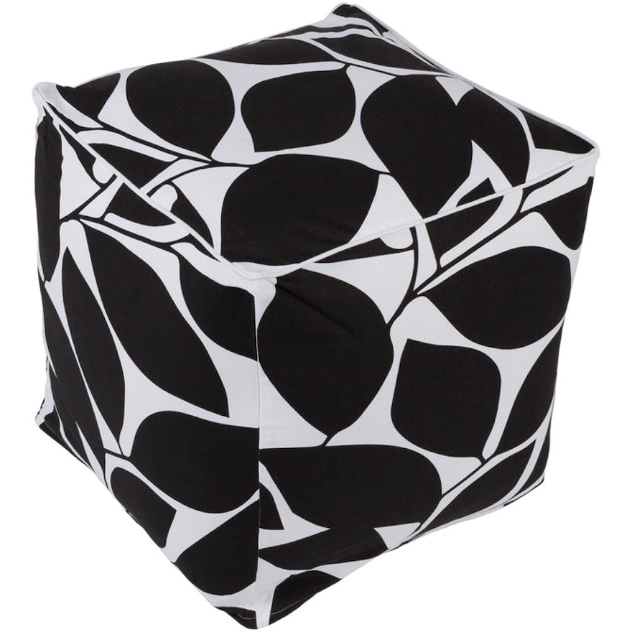 Surya Somerset Cube Pouf