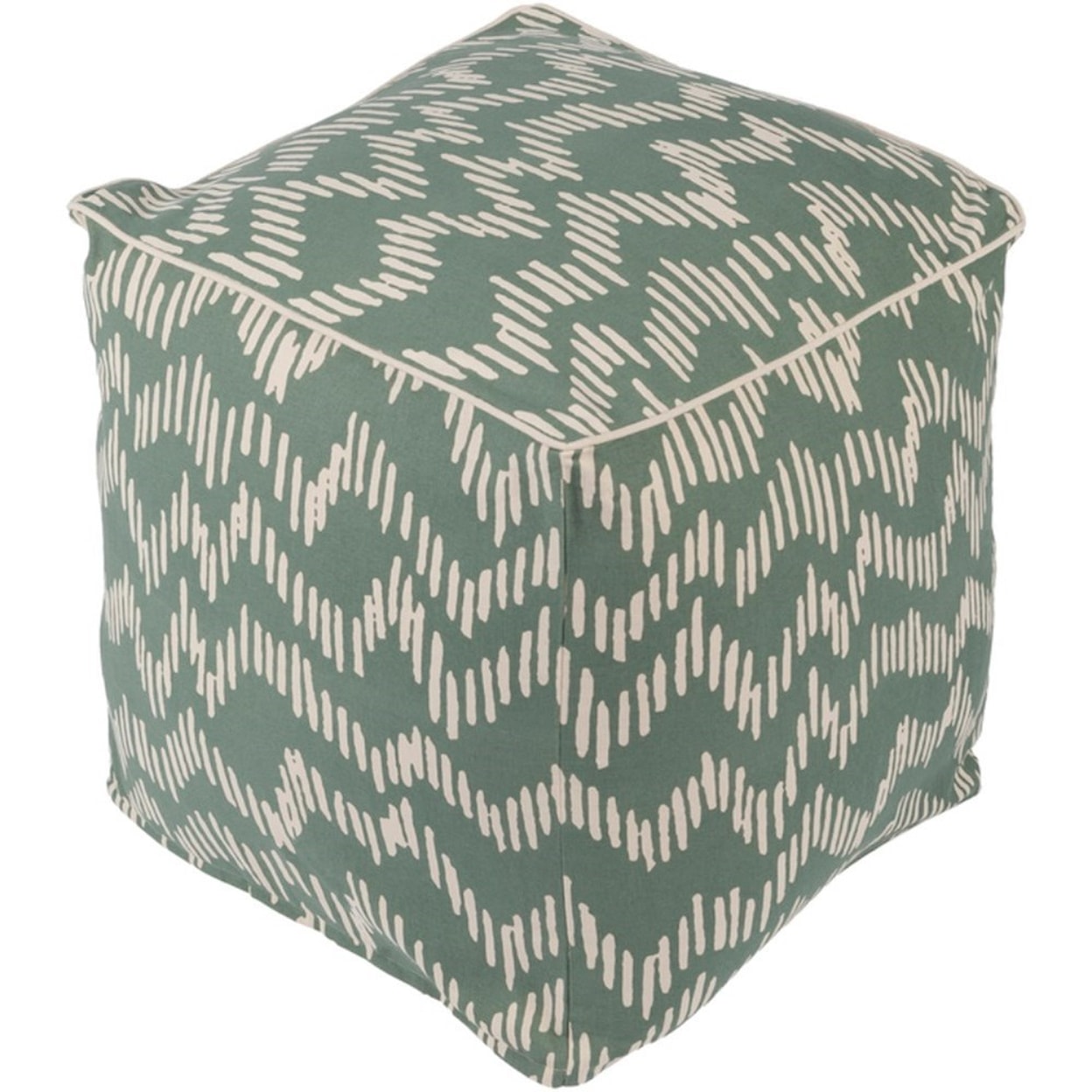 Surya Somerset Cube Pouf