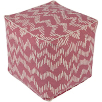 16 x 16 x 18 Cube Pouf