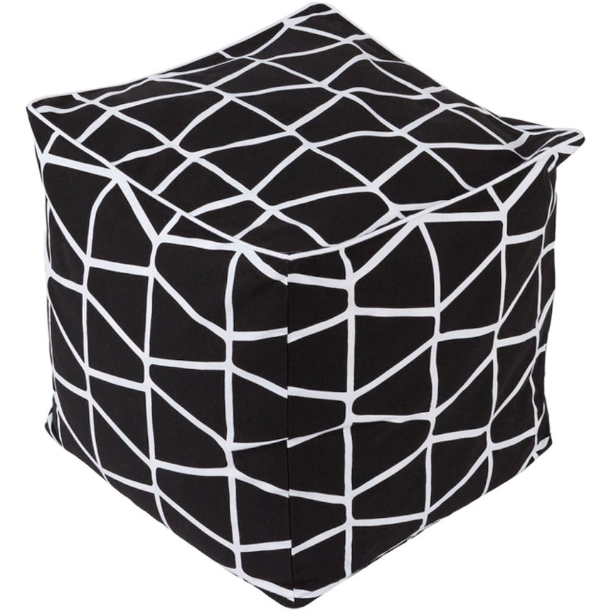 Surya Somerset Cube Pouf