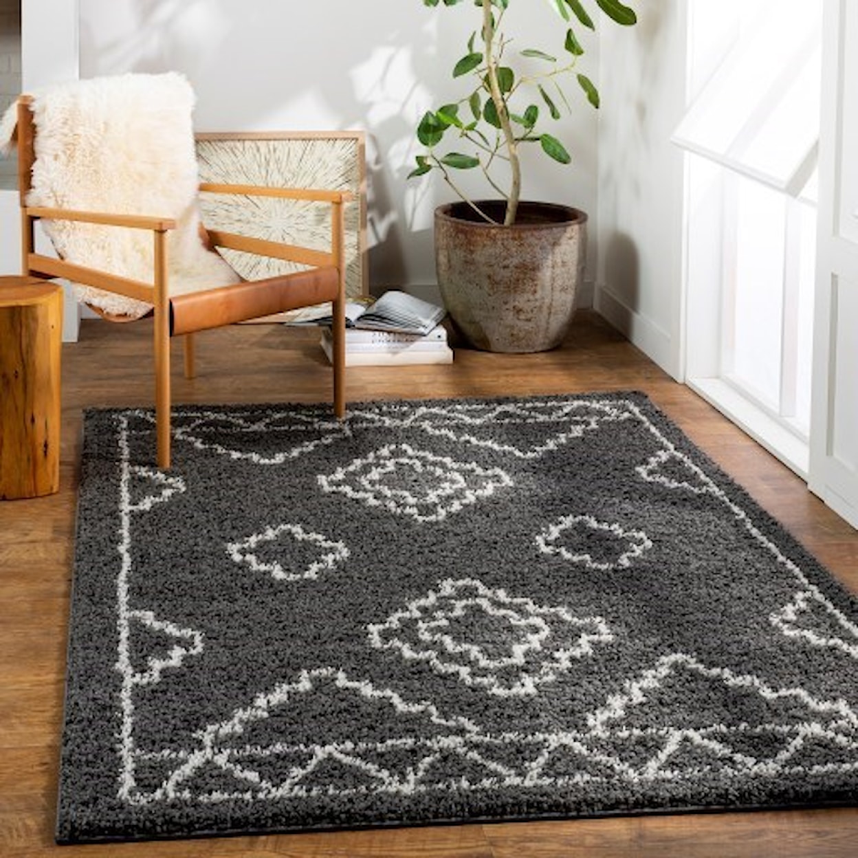 Surya Taza shag TZS-2308 7'10" x 10' Rug