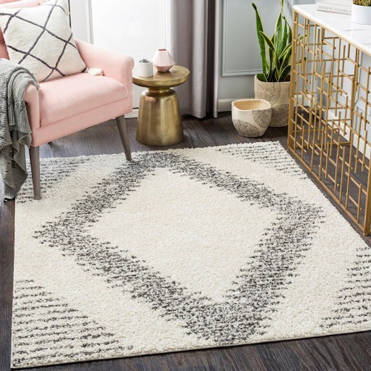 Surya Taza shag TZS-2334 5'2" x 7' Rug