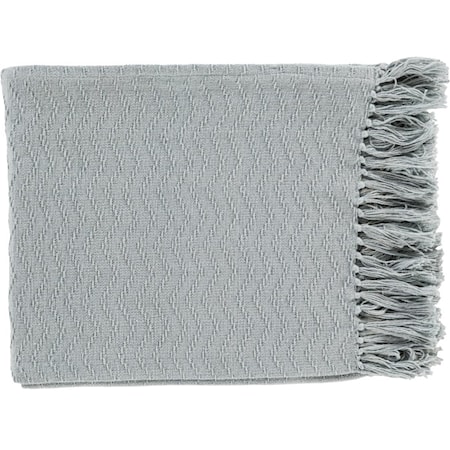 Silver Gray Throw Blanket