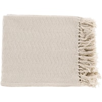 Cream Throw Blanket