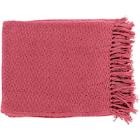 Bright Pink Throw Blanket
