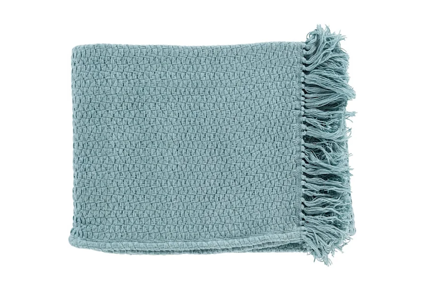 Tressa Throw Blanket by Surya at Esprit Decor Home Furnishings