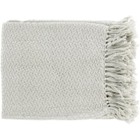 Sea Foam Throw Blanket