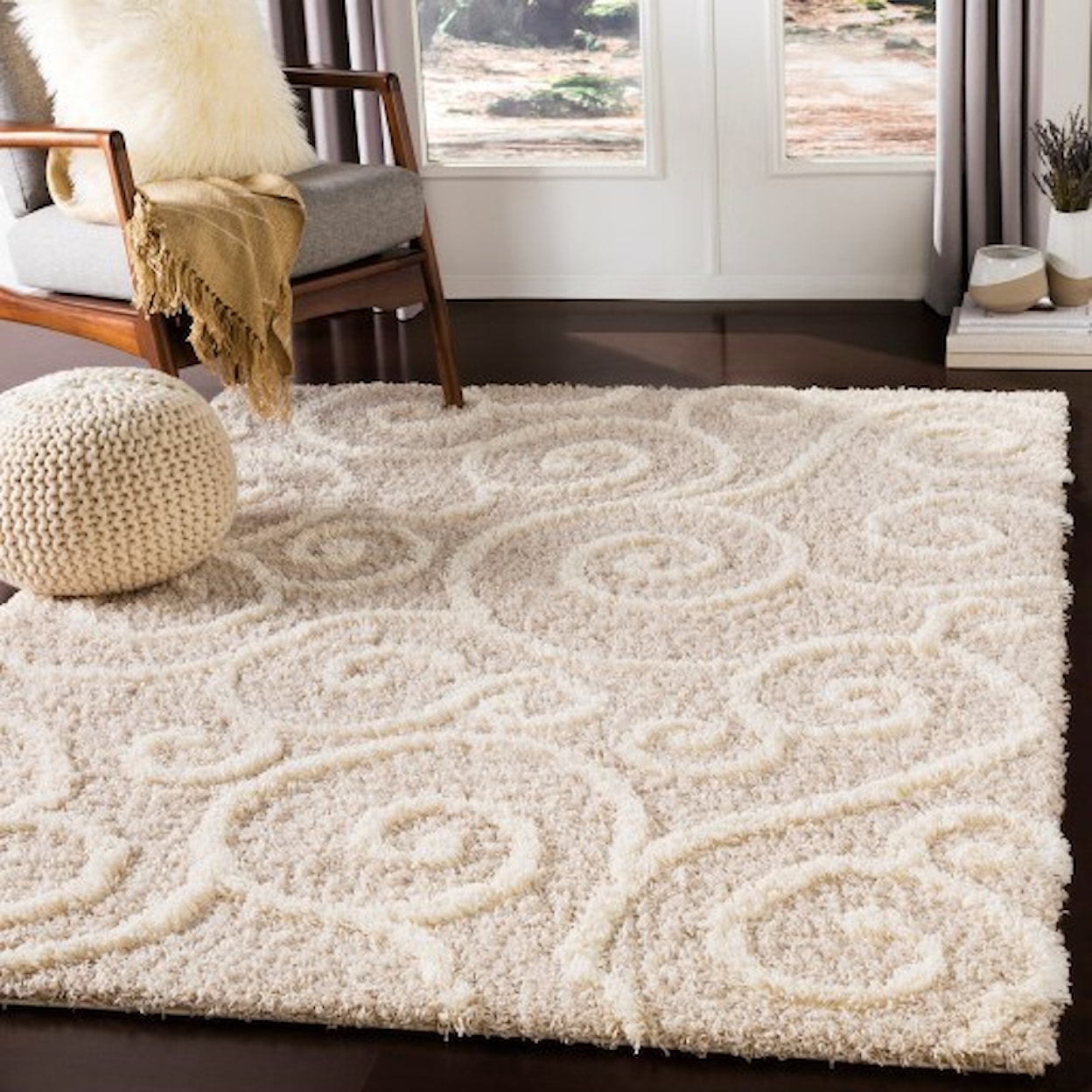 Surya Urban Shag USG-2300 5'3" x 7'3" Rug