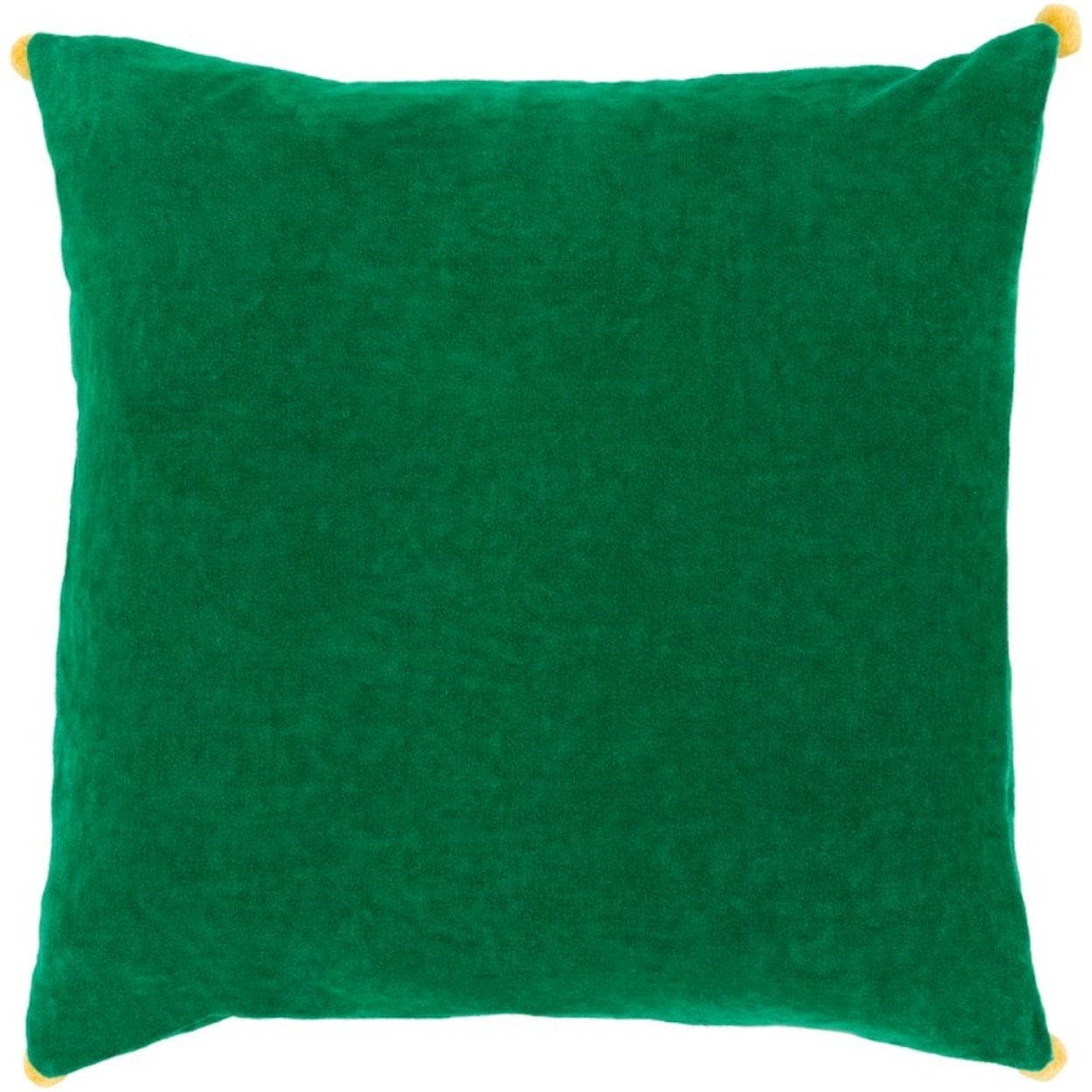 Surya Velvet Poms Pillow