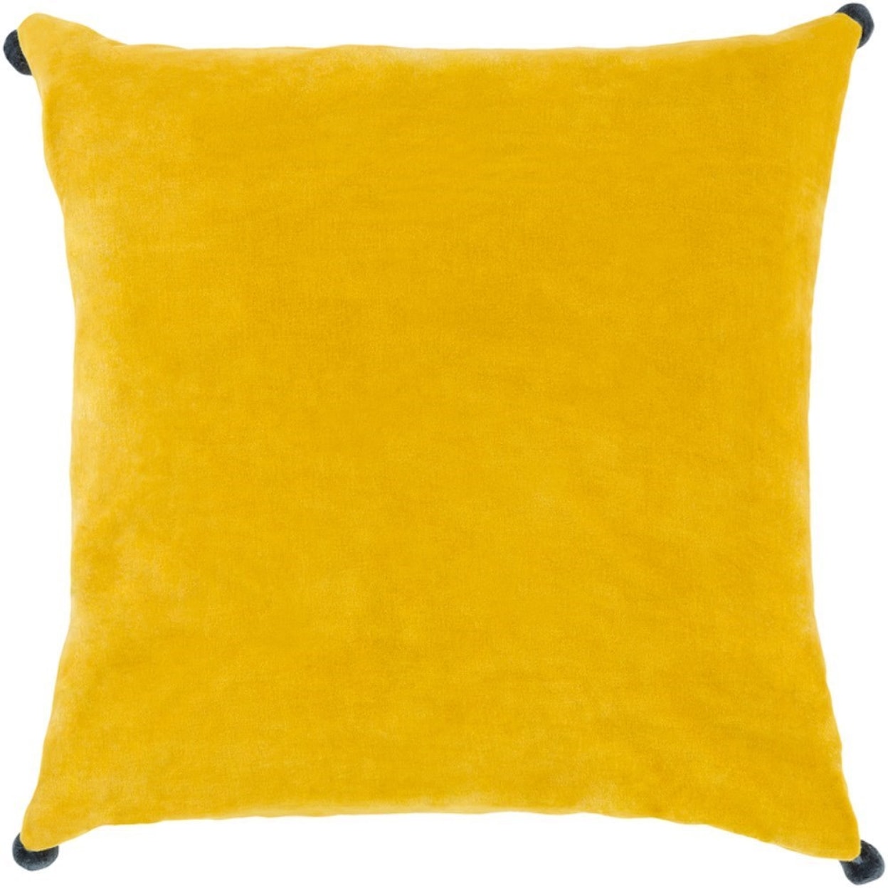 Surya Velvet Poms Pillow