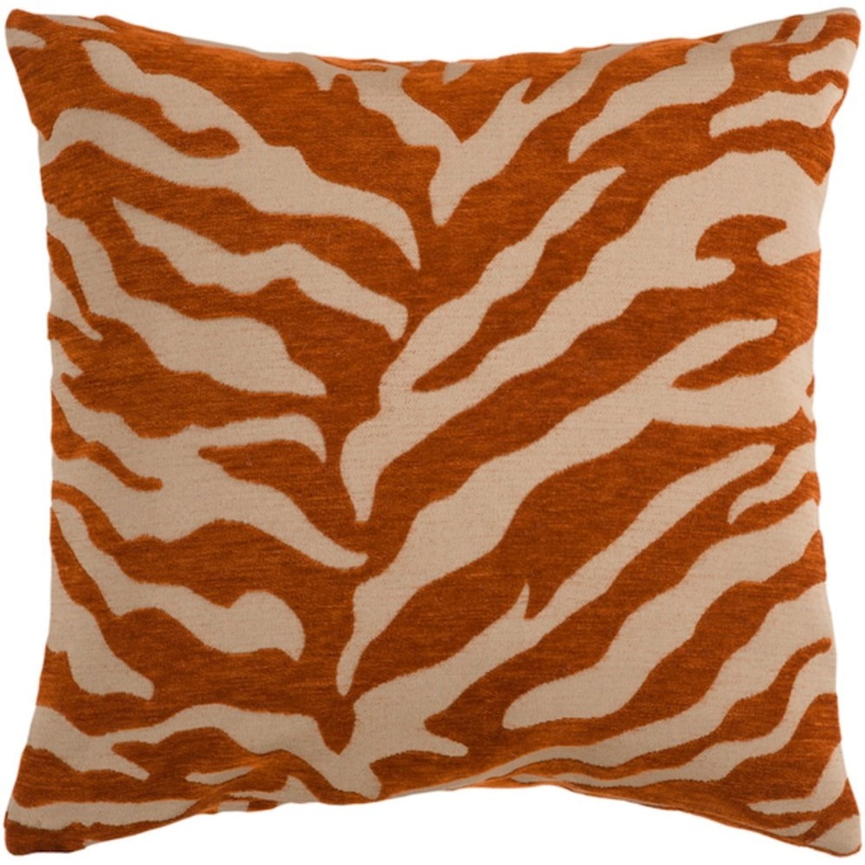 Surya Velvet Zebra Pillow