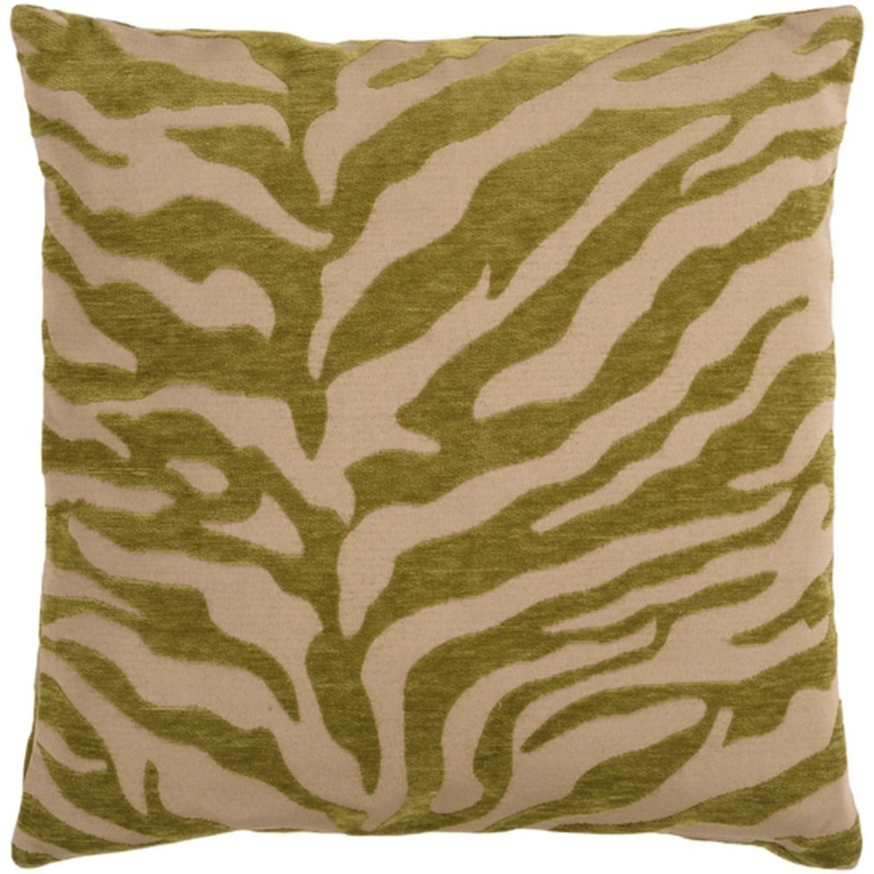 Surya Velvet Zebra Pillow