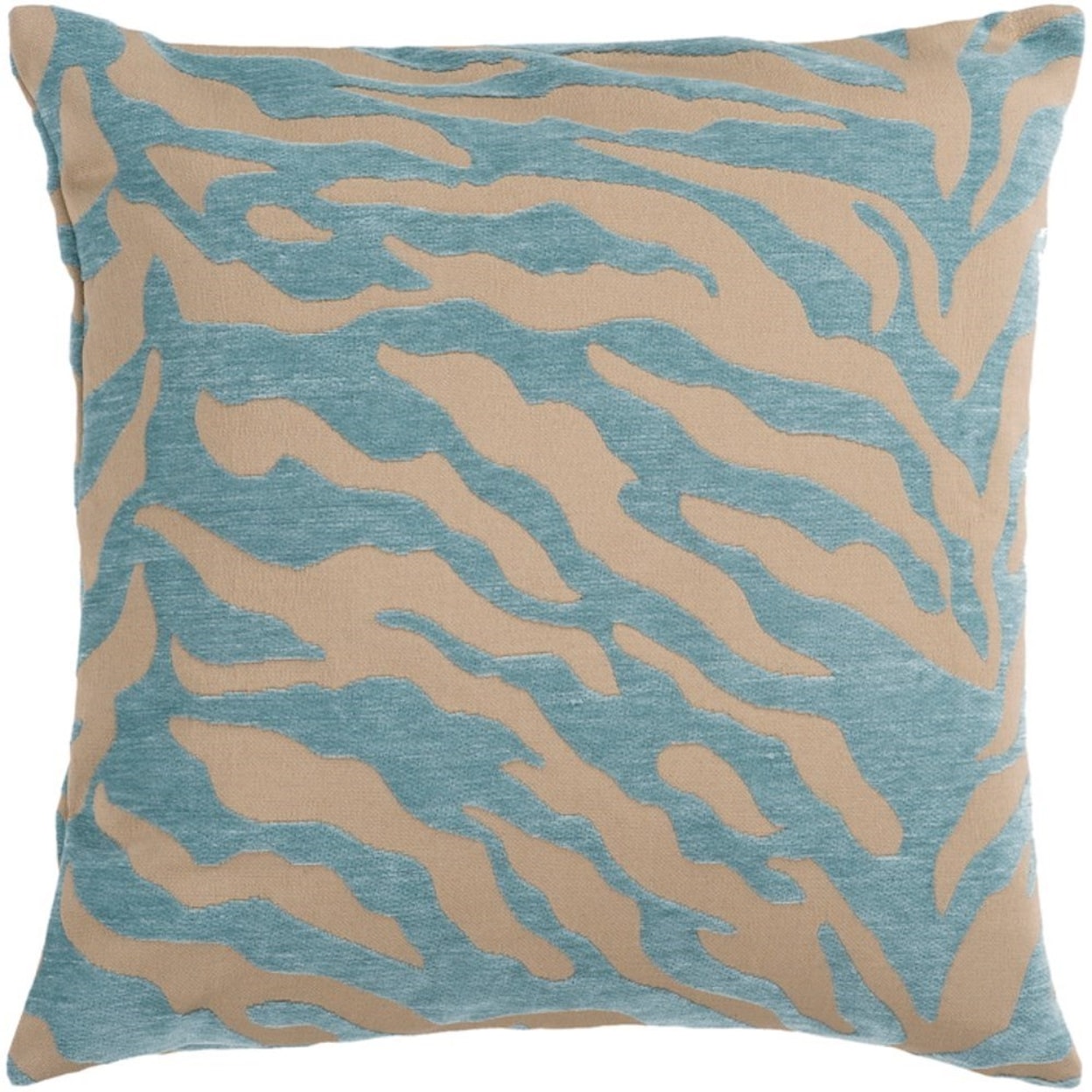 Surya Velvet Zebra Pillow