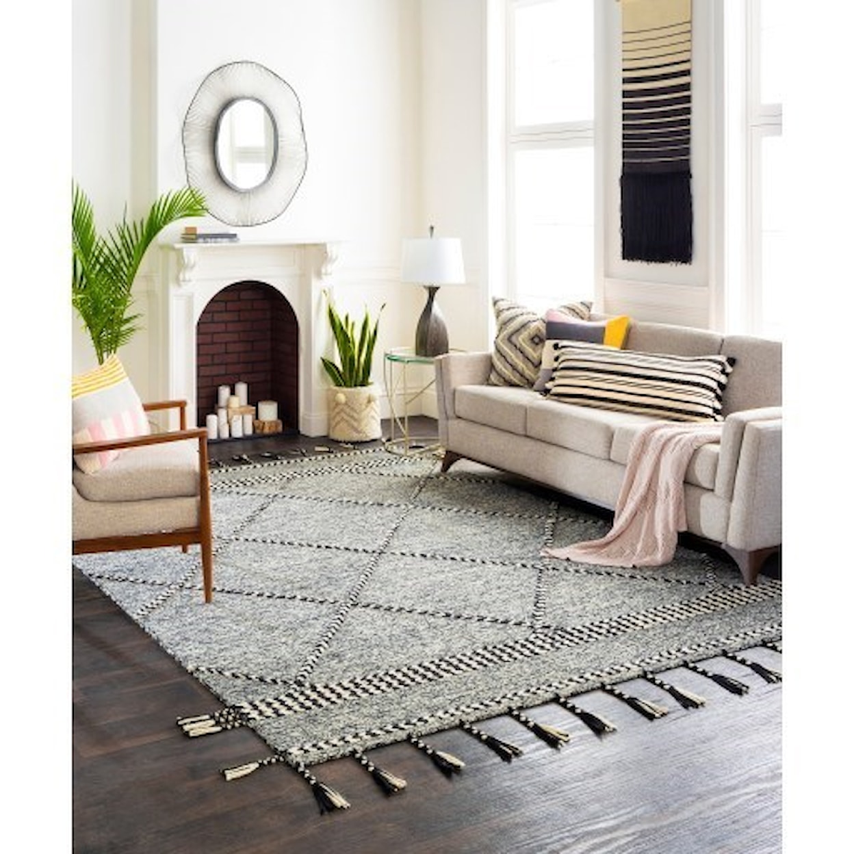 Surya Zanafi Tassels ZTS-2307 5' x 7'6" Rug