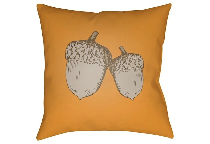 Acorn 20 x 20 x 4 Polyester Throw Pillow by Surya at Del Sol Furniture
