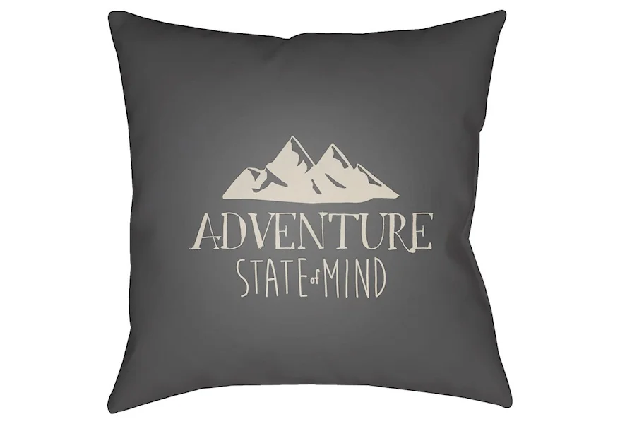 Adventure III 18 x 18 x 4 Polyester Throw Pillow by Surya at Del Sol Furniture