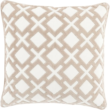 22 x 22 x 5 Down Throw Pillow