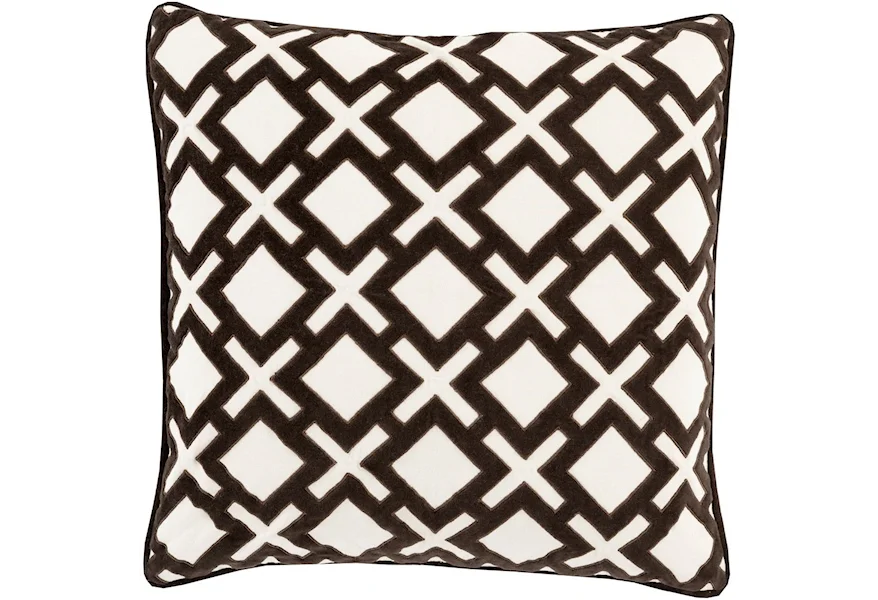 Alexandria 18 x 18 x 4 Down Throw Pillow by Surya at Del Sol Furniture