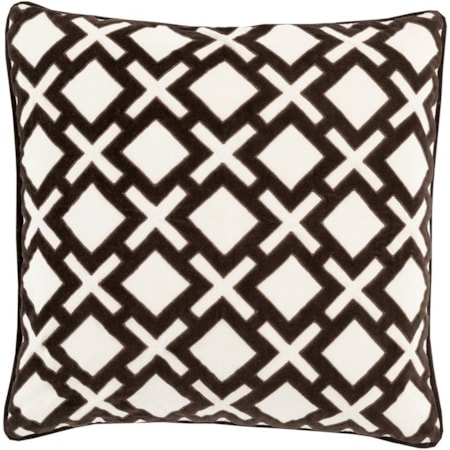 22 x 22 x 5 Down Throw Pillow