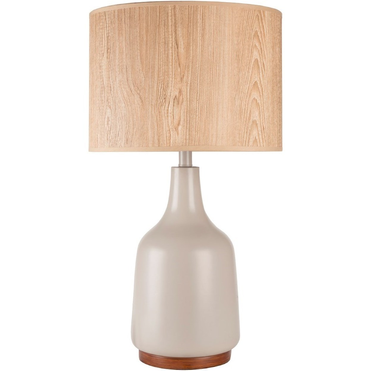 Surya Allen Gray Contemporary Table Lamp