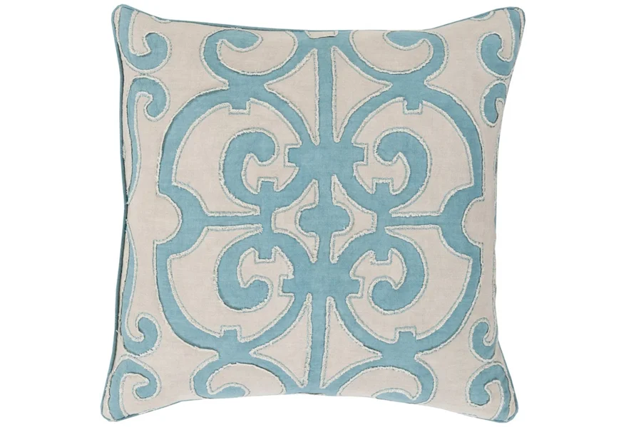 Amelia 18 x 18 x 4 Down Throw Pillow by Surya at Sheely's Furniture & Appliance