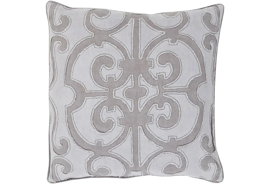 Amelia 22 x 22 x 5 Down Throw Pillow by Surya at Jacksonville Furniture Mart