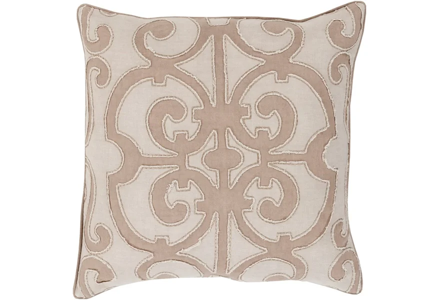 Amelia 22 x 22 x 5 Down Throw Pillow by Surya at Sheely's Furniture & Appliance