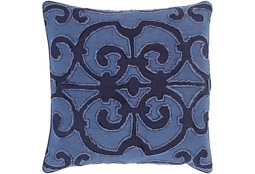Amelia 18 x 18 x 4 Down Throw Pillow by Surya at Sheely's Furniture & Appliance