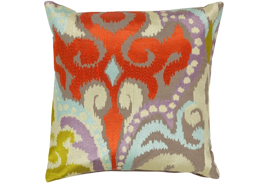 Ara 20 x 20 x 4 Polyester Throw Pillow by Surya at Dream Home Interiors