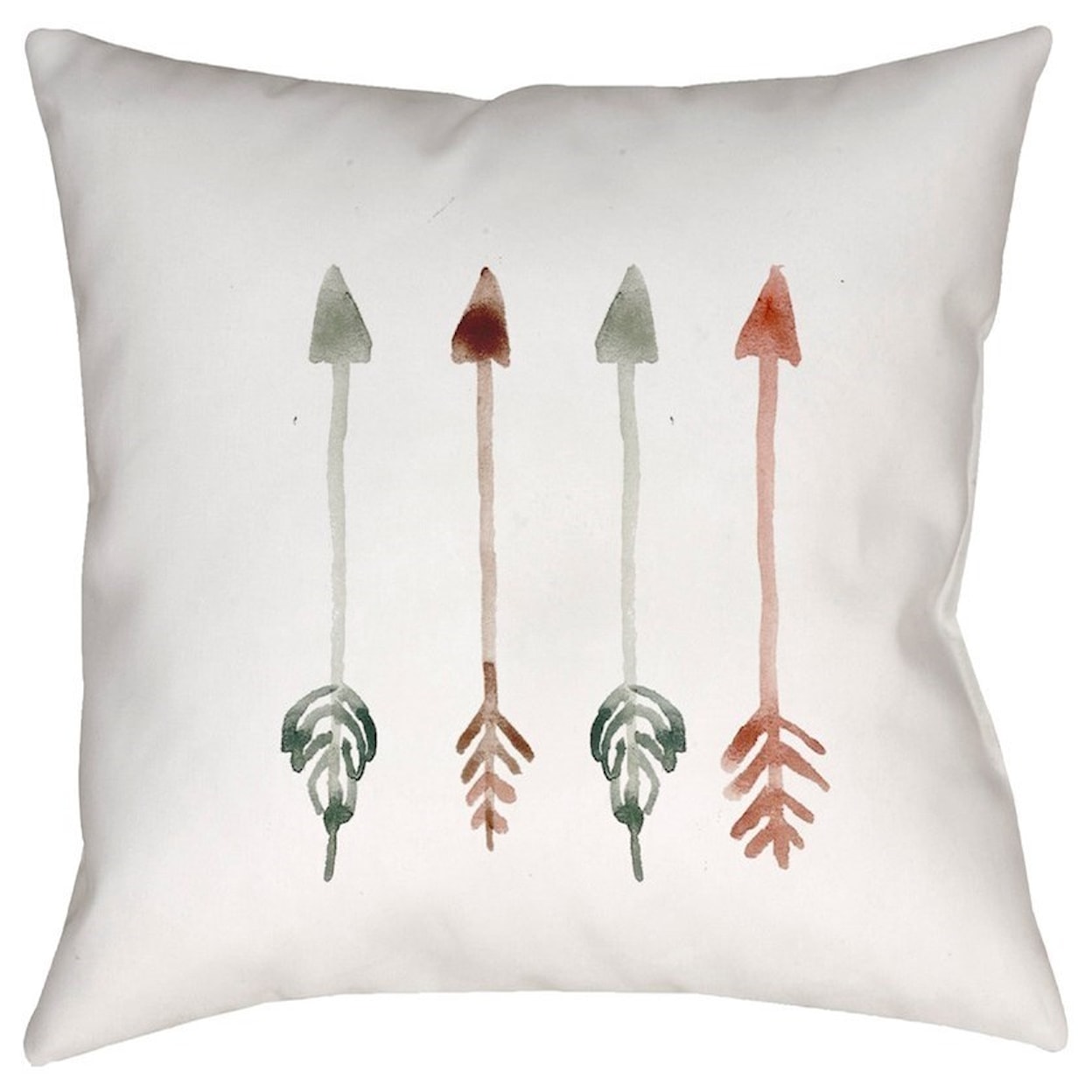 Ruby-Gordon Accents Arrows 20 x 20 x 4 Polyester Throw Pillow