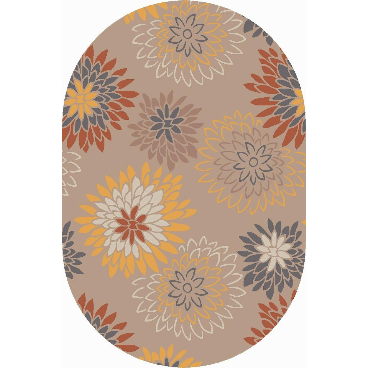 Surya Athena 6' x 9' Oval